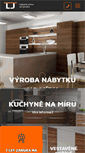 Mobile Screenshot of lj-kuchyne.cz
